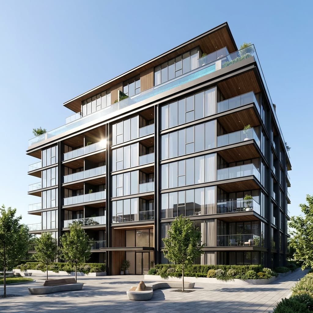 Apartamentos na planta